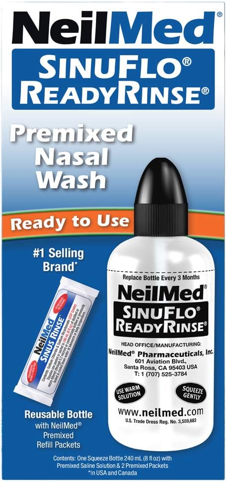 Neil Med SinuFlo Ready Rinse, 8 ounces Bottle: Health & Personal Care