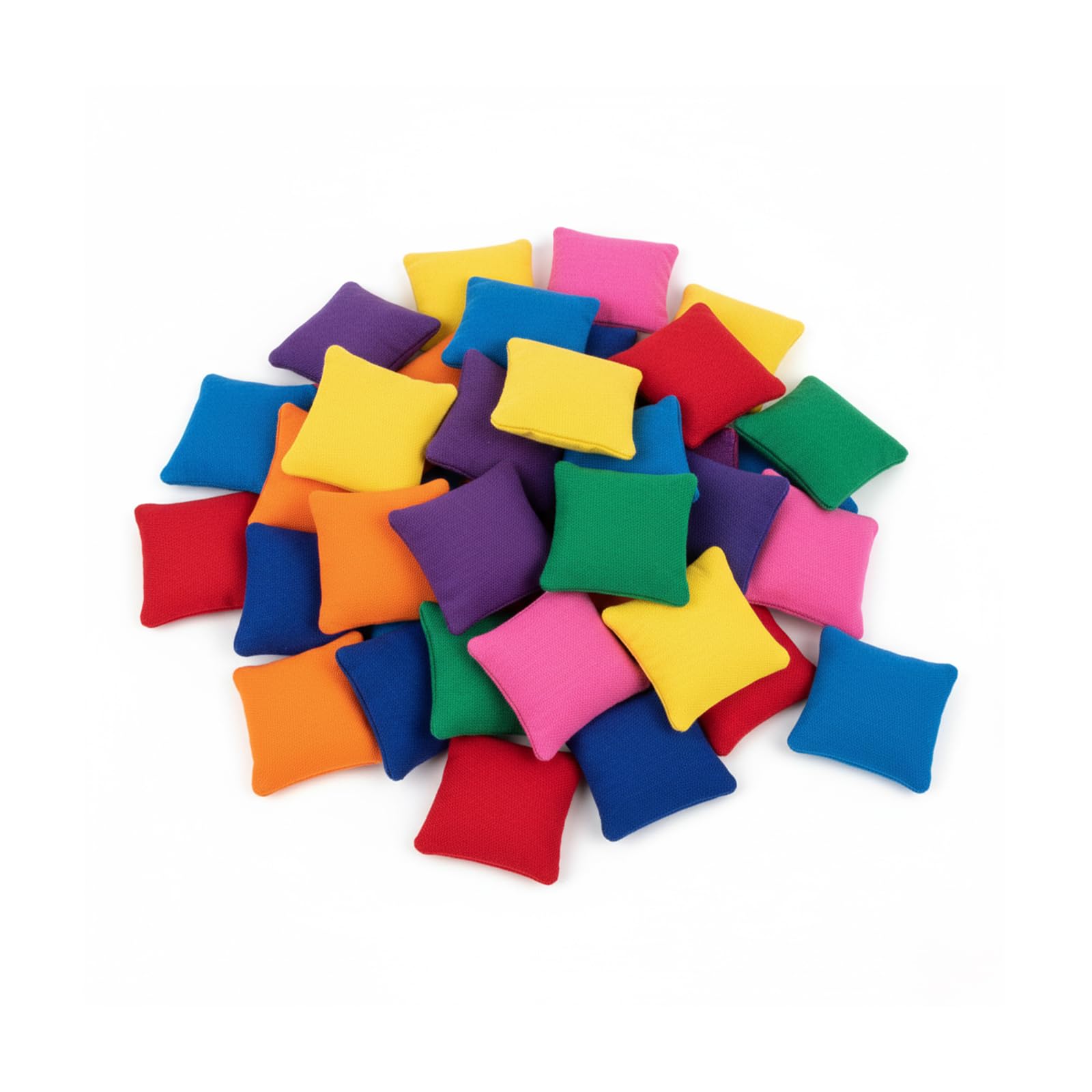 AlustraVive 20 Pcs Mini Bean Bags for Tossing Games – Colorful Small Cornhole Bags (2" x 2") for Kids & Family Fun, Outdoor Carnival Toss Games, Party Favors & DIY Crafts
