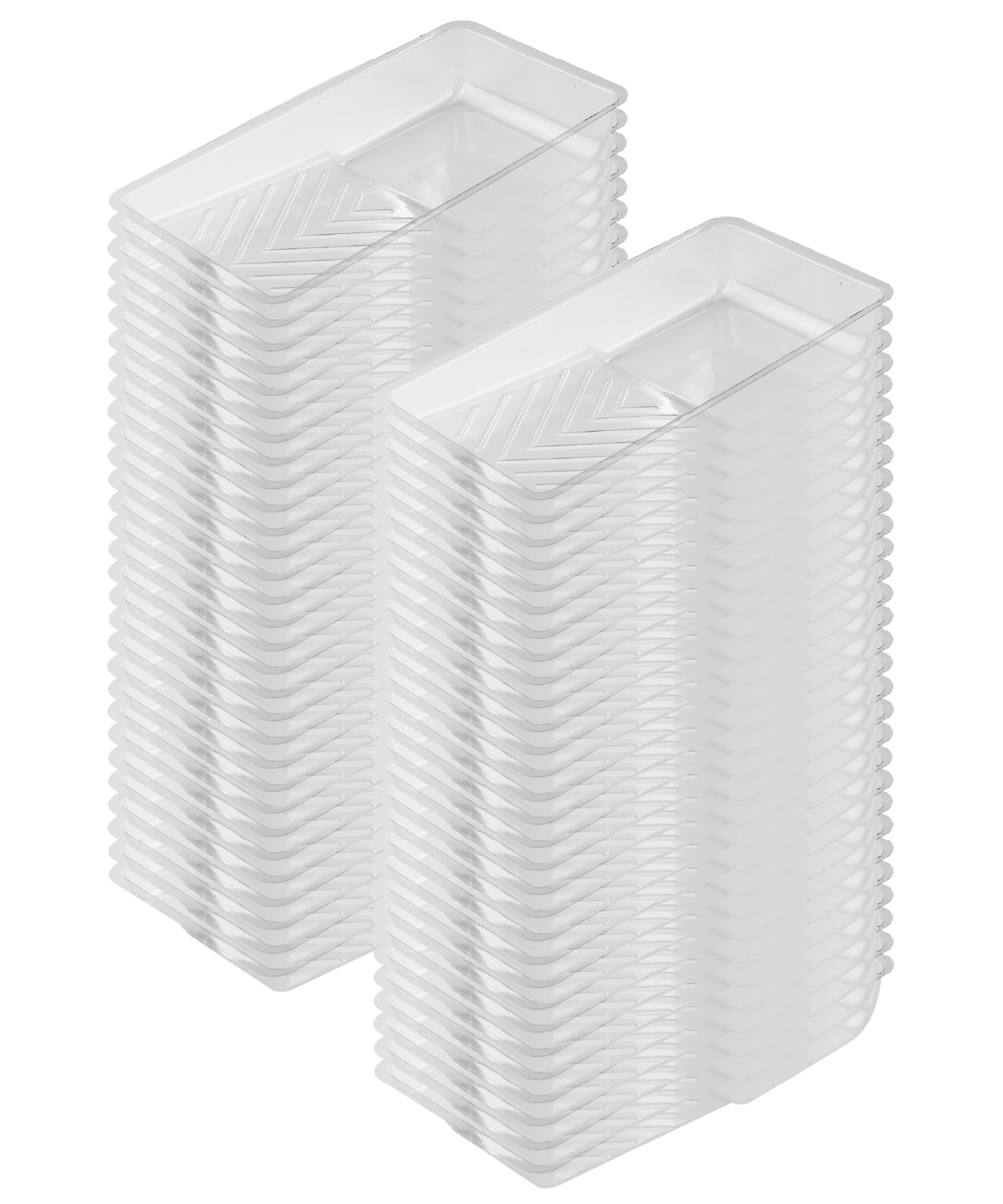 Bates- Paint Tray Liner, 4 Inch, 60 Pack, Clear, Plastic Disposable Paint Tray for Painting Walls Image Bates- Paint Tray Liner, 4 Inch, 60 Pack, Clear, Plastic Disposable Paint Tray for Painting Walls Image