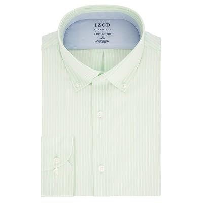 IZOD Mens Dress Shirt Slim Fit Stretch Cool FX Jamaica | Ubuy