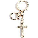 Cross Keychain for Women Christian Bible Keychain Bling Cross Keychains Rhinestone Keycharm Jesus Keycharms