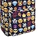 A-More Backpack Cute School Bag Printed Emoji Students Canvas Daypack Travel Bag for Girls Boys