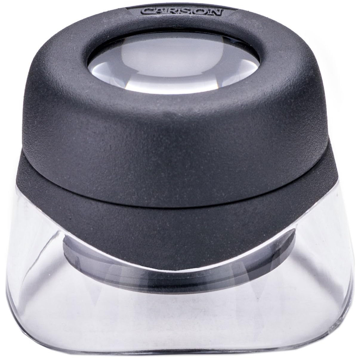 Carson LH-30 Versaloupe 10x Focusing Loupe Magnifier with Transparent Stand