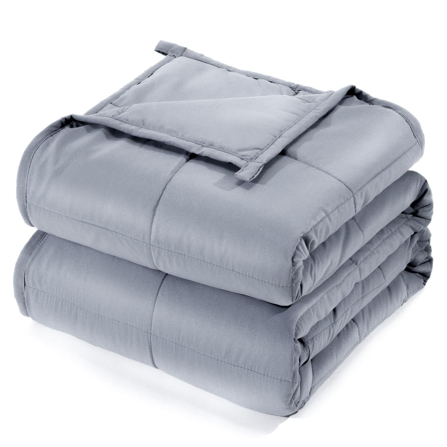 Photo 1 of Lofus Weighted Blanket for Adults 15 lbs 60"x 80" Queen Size, Breathable All-Season Weighted Heavy Blankets, Soft Microfiber with Premium Glass Beads for Sleeping, Grey