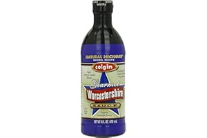 Colgin Hickory Flavored Worcestershire Sauce (16 oz) for Home Cooks & BBQ Enthusiasts | Organic Worcestershire Sauce for BBQ, Marinades, & Sauces (1 pack)