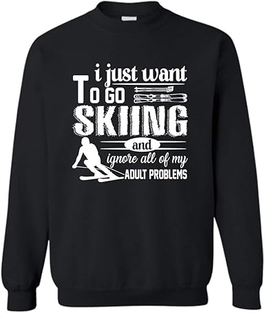 skiing sweatshirt