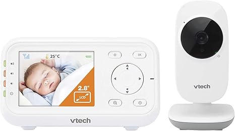 vtech vm3252 safe & sound 2.8 inch video baby monitor