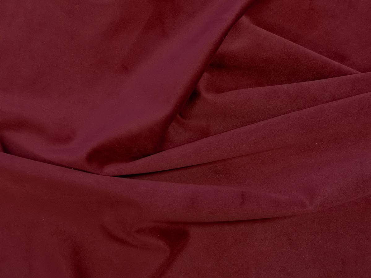 Dalston Mill Fabrics Belgravia Velvet Fabric, Scarlet, 3m