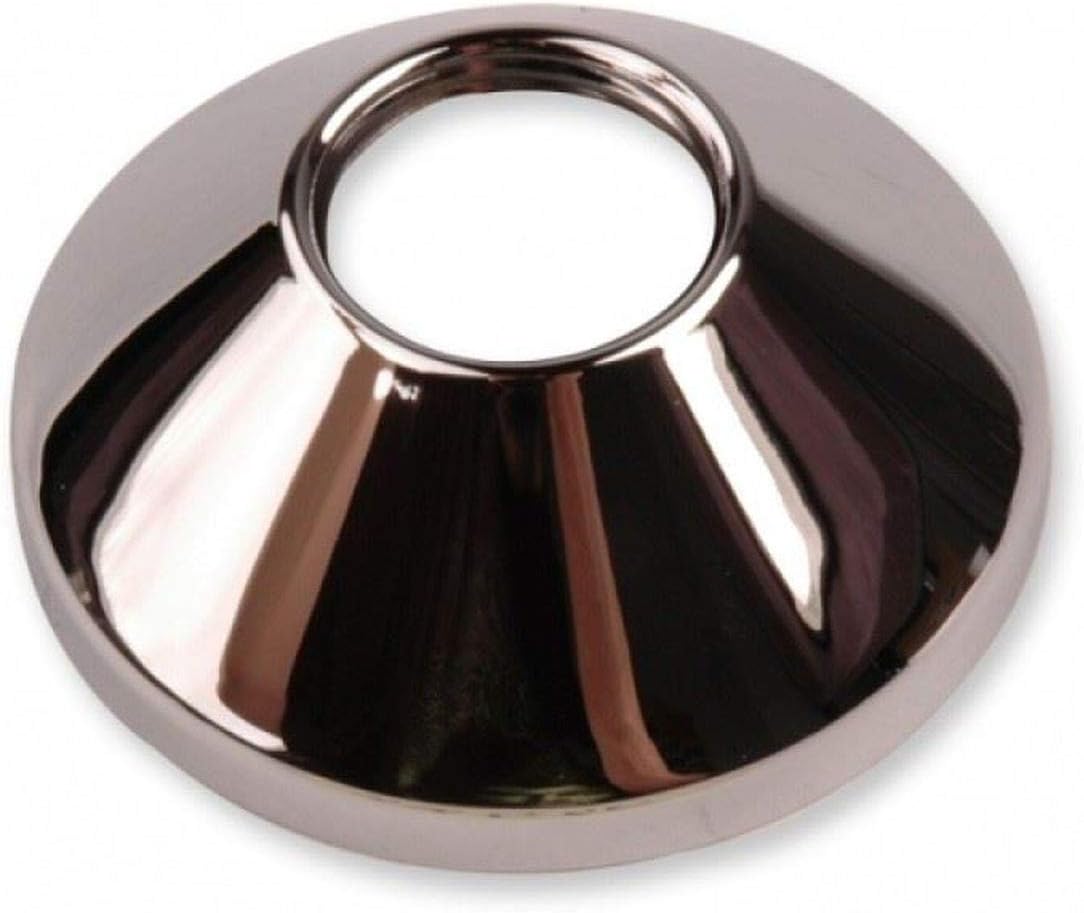 Chrome Plated Steel Pipe Cover Collar Cone 3/4" Valve Tap Rose 20mm