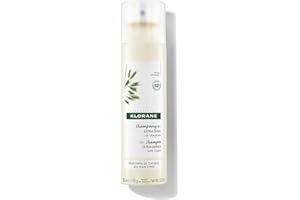 Klorane Ultra Gentle Dry Shampoo with Oat+ - Gentle Formula - Instantly Revives Hair and Eliminates Odor, Dirt, and Oils - Hypoallergenic & Vegan - Paraben & Sulfate-Free