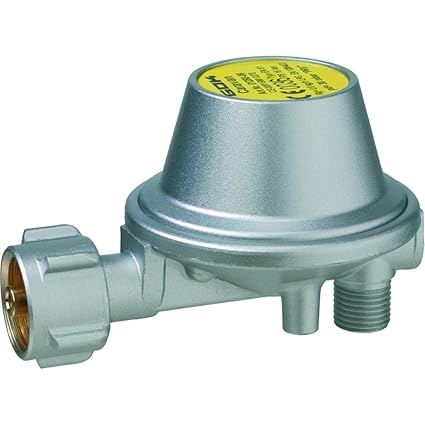 GOK Gasdruckregler - 30mbar - 0,8kg/h - 90° abgewinkelt - ohne Manometer