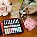 Yarn Mania Light Up Crochet Hooks | Lighted Crochet Hooks Set w/Crochet Case & 9 Ergonomic Crochet Hooks (Sizes 2.5mm-6.5mm) (Red)