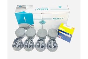 J MARTIN AUTO Flat Top pistons and rings compatible with 1999-2003 GM Chevrolet 4.8L 4.8 Trucks engines requiring press-fit piston pins Available in your choice of sizes! (STD BORE 3.780), 1016 KIT