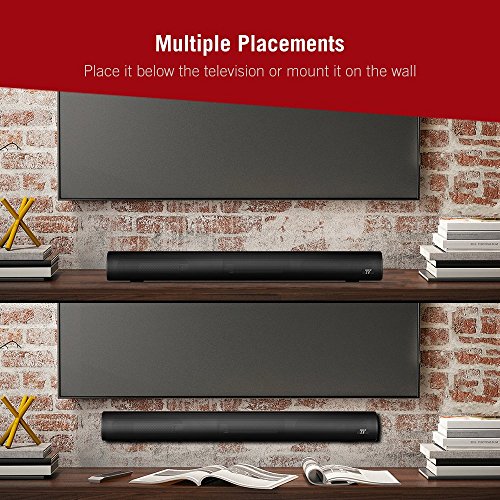image for (Updated Version) Soundbar, TaoTronics Sound Bar Wired and Wireless Bl