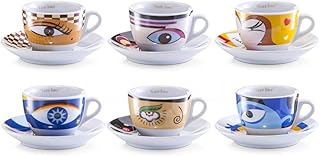 Zeller 26511 CAPPUCCINO-SET 12-TLG MAGIC EYES