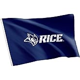 Desert Cactus Rice University RU Flag - 3 x 5 Feet Owls Banner, Indoor/Outdoor Durable Fabric, 100% Polyester Design (Style 1)