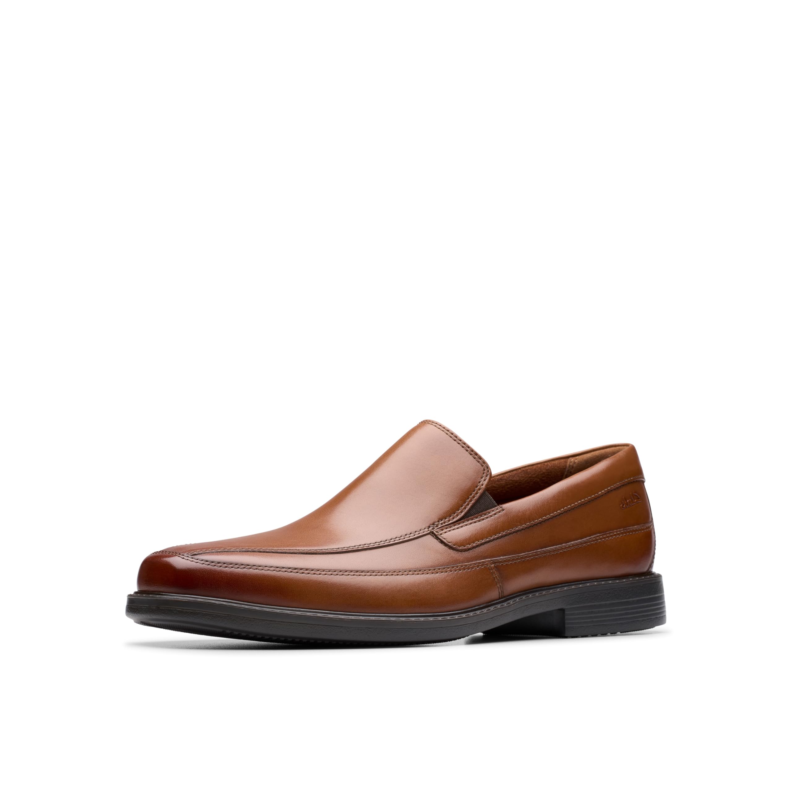Photo 1 of Clarks Men's Cosgrove Free Loafer, Dark Tan Leather, 9
