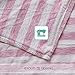 NTBAY Organic Cotton Toddler Pillowcases - Super Soft & Breathable Jersey Cotton Toddler Pillow Cases, 13”x18” Pillow Cases with Envelope Closure, Pink Stripe
