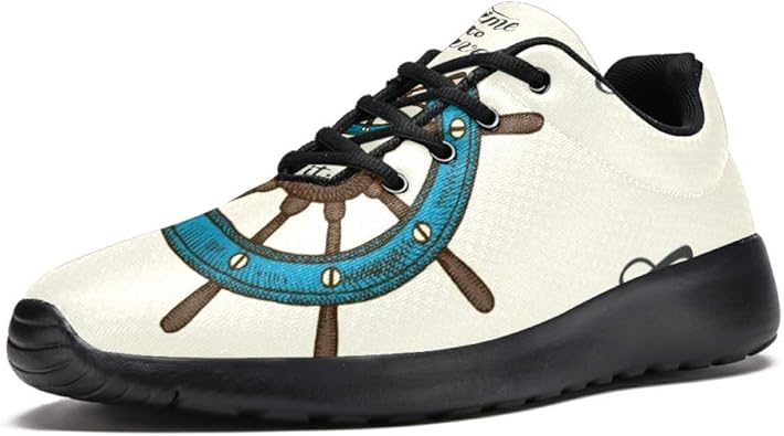 TIZORAX - Zapatillas deportivas para correr para mujer, diseño náutico