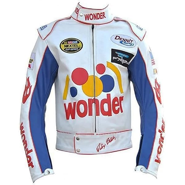 Amazon.com: The Jackeeta Men's Leather Racing Costume Jacket