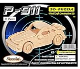 Puzzled P-911 Small Wooden 3D Puzzle Construction Kit