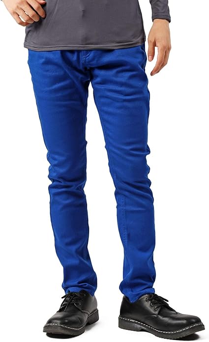 Amazon トップイズム カツラギ スキニー パンツ メンズ ストレッチ タイト スリムパンツ Ykkファスナー ロングパンツ 通販