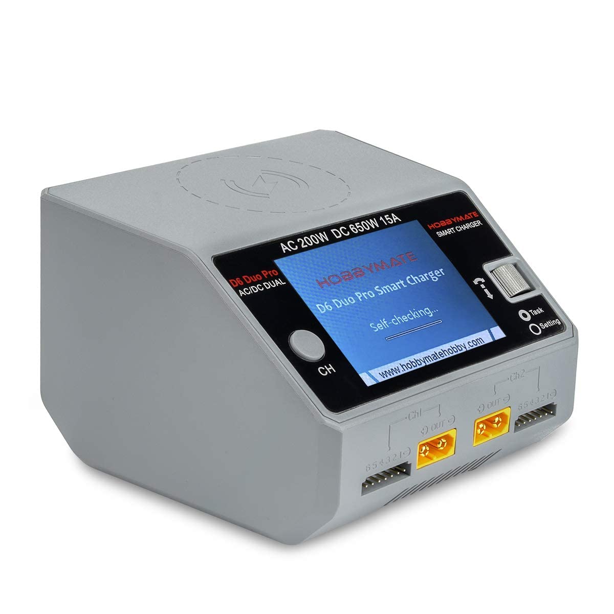 HOBBYMATE D6 Duo Pro RC Hobby Lipo Battery Charger Support AC/DC Input