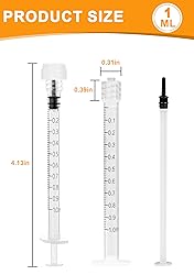 1mL Luer Lock Syringes without Needle