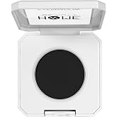 Single Black Eyeshadow, High Pigment White Case Matte Single Eyeshadow | Long lasting, Vegan, Cruety free, Portable, Smudge Resistant