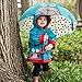 Skip Hop Zoo Little Kid-Toddler Hooded Raincoat for Girls, Owl, Blue, (Size 3-4) (Discontinued by Manufacturer)