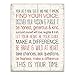 Your Life Is Now, 1-Piece Sign. Image Printed Canvas Art, 20 Inch by 16-Inch,Great for Any Decor