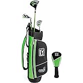 PGA Tour Youth Golf Club Set &ndash; Ages 3-5 (3&rsquo;6&rdquo;-4&rsquo;1&rdquo;) and 5-8 (4&rsquo;1&rdquo; - 4'8") Right and Left Handed Beginner Junior Golf Clubs with Lightweight Golf Bag, Mallet Putter, Driver by Golfgen