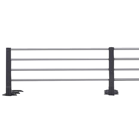 reer 4504.8 - Bettgitter ausziehbar & höhenverstellbar, Farbe: silber
