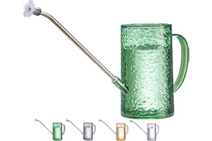 Watering Can Indoor Plants 1 Litre, Small 35 OZ Watering Can Plastic Watering Pot with Long Spout for Indoor House Plant Bons