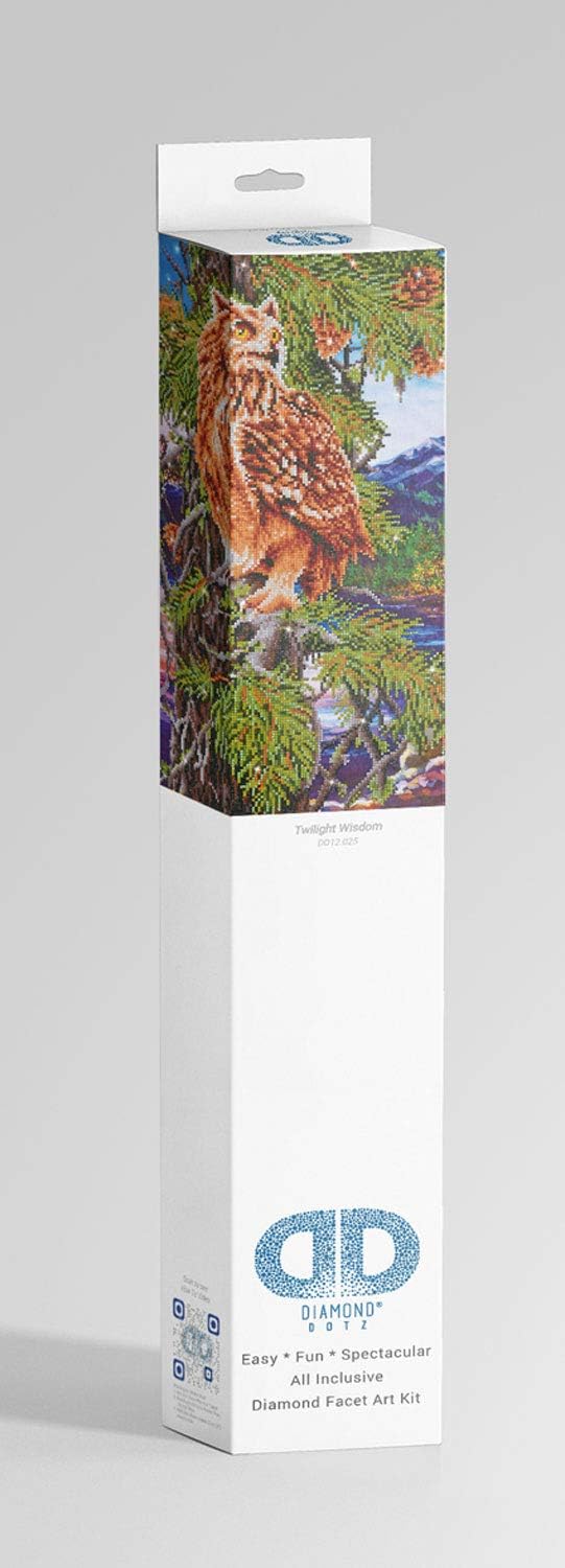 DIAMOND DOTZ Painting Kit: Twilight Wisdom, Assorted, 47x59cm - Image 4