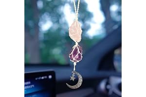ITUBLE Car Rear View Mirror Hanging Accessories Car Rearview Charm Decorative Ornaments Decorations Interior For Women Men, M