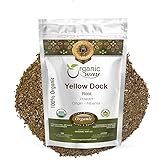 Organic Way Yellow Dock Root Powder (Rumex crispus) - European Wild-Harvest | Organic & Kosher Certified | Vegan, Non GMO & Gluten Free | USDA Certified | Origin - Albania (1/4 LBS / 4 Oz)