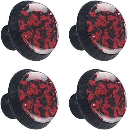 3d Printed Dragon Drawer Knob Pull Handle Cupboard Knobs 4pcs