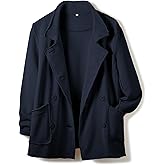 Ainangua Classic Trench Coats for Women Double Breasted Belfast Fleece Peacoat Jackets Essentials Fall Winter Coat