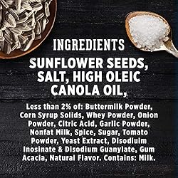 DAVID Roasted and Salted Sunflower Seeds, Ranch