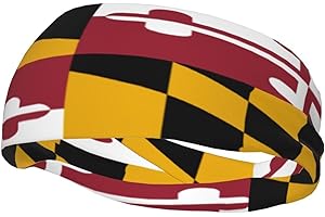 BASSYIL Sports Headband Moisture Wicking Sweatband for Men Women Running Cycling Yoga Fitness Workout