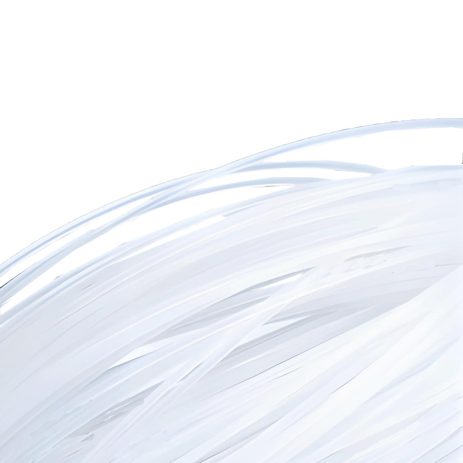 View 1 of 1 Roll 35m Nylon Memory Wire for Millinery Hat Brims, White Millinery Wire for Shaping Millinery Hat Brims, Wedding Dresses, Bags, DIY Sewing Supplies 2mm Diameter