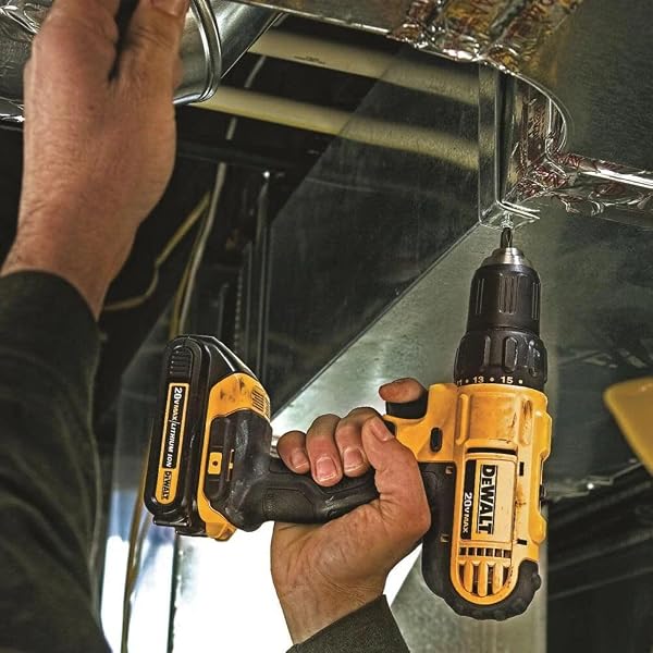DEWALT DCK240C2 20-VOLT MAX DRILL/DRIVER & IMPACT DRIVER COMBO KIT, 1/2 IN., (2) BATTERIES
