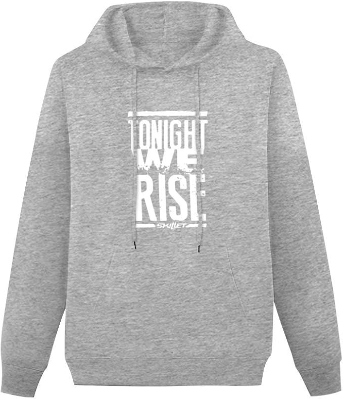 Graphic Hoodie Tonight we Rise Long Sleeve Sweatshirts Amazon.fr