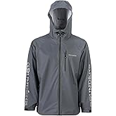 Grunden’s Men’s Tourney Jacket - Hooded Waterproof Fishing Jacket, Lightweight Athletic Fit, Packable Rain Coat