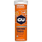 GU Energy Hydration Electrolyte Drink Tablets, Enhanced Endurance Sports Drink for Running, Cycling, Triathlon, 4-Count (48 Servings), Orange
