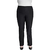 Briggs New York Womens Briggs New York Women's Plus Size Super Stretch Luxe Millenium Seamed Front Pull on Pant