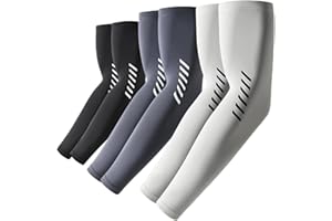 ROCK TAKIN UV Sun Protection Arm Sleeves for Men Women, UPF 50+ Cooling Sun Sleeves to Cover Arms Sports Compression Covers