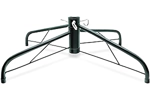 SYITCUN 20” Christmas Tree Stand for Artificial Trees, Foldable Metal Xmas Tree Stand, Replacement Fake Christmas Tree Holder Base for 4 ft to 7 ft Trees, Fits Tree Poles up to 1.25”