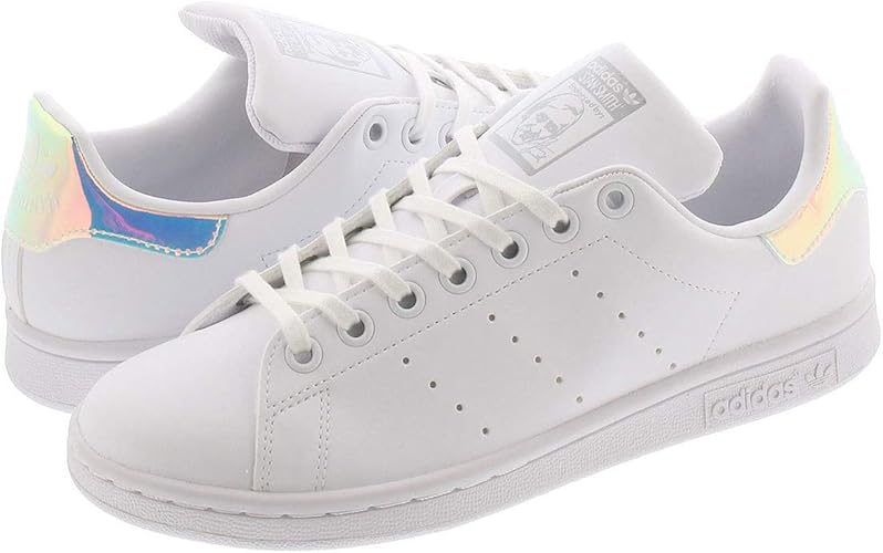 stan smith white silver